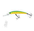 SEÑUELO YO-ZURI CRYSTAL MINNOW DEEP DIVER WALLEYE 130MM 5-1/4" HOT TIGER R1301 HT