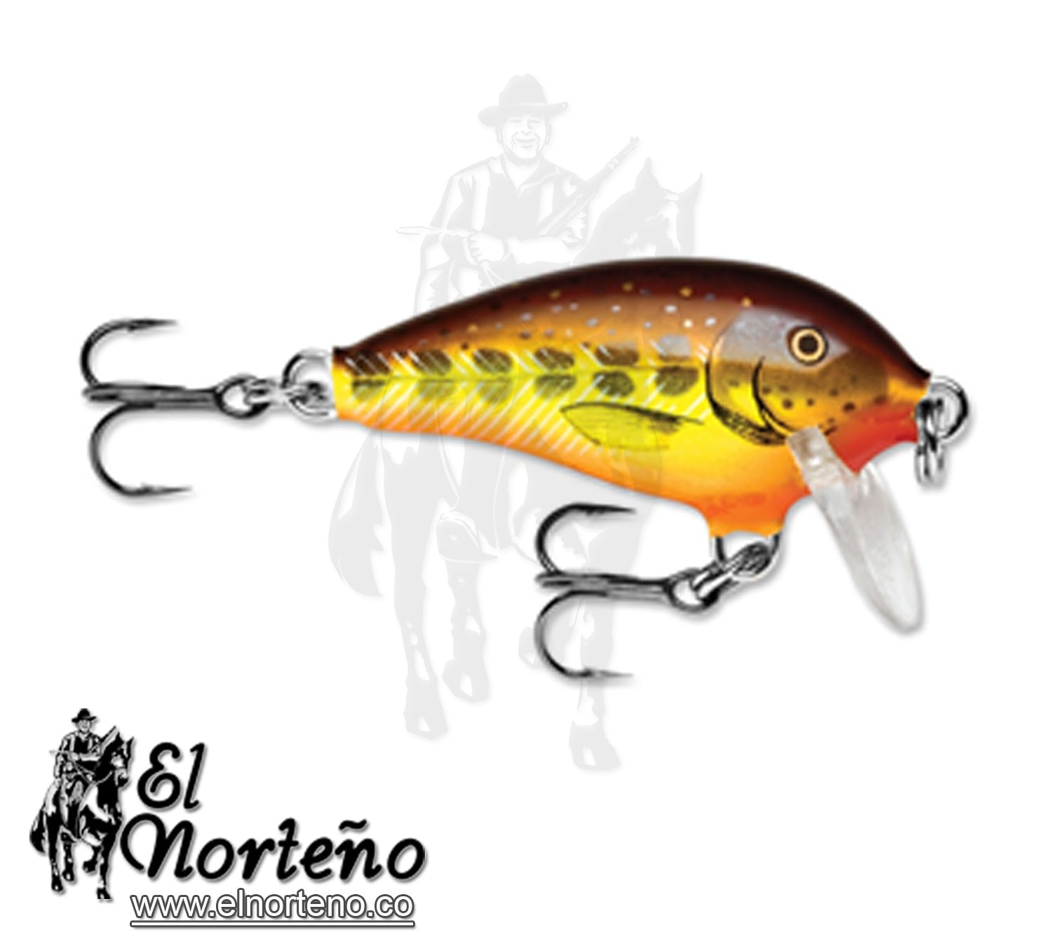 RAPALA MINI FAT RAP MFR03HMMD HOT MUSTARD MUDDLER