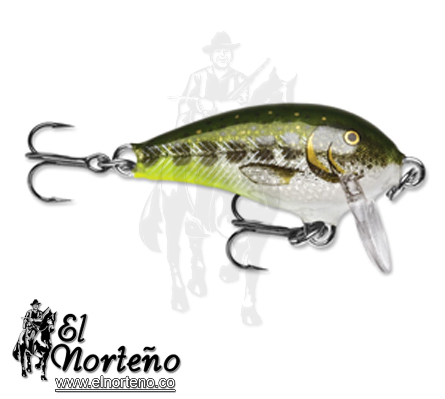 RAPALA MINI FAT RAP MFR03OGMD OLIVE GREEN MUDDLER