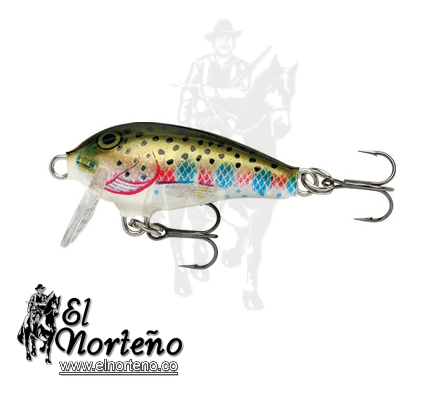 RAPALA MINI FAT RAP MFR03RT RAIMBOW TROUT