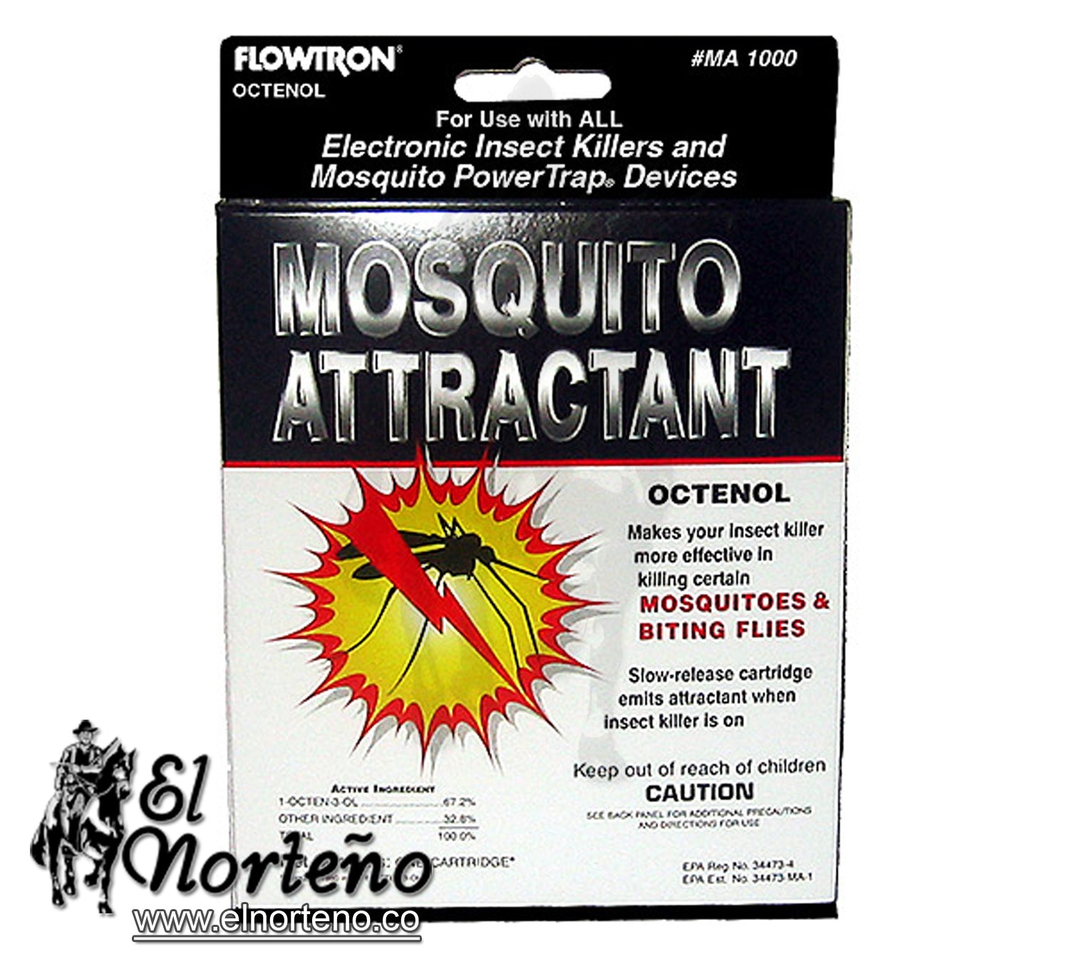 REPUESTO EXTERMINADOR DE INSECTOS FLOWTRON OCTENOL