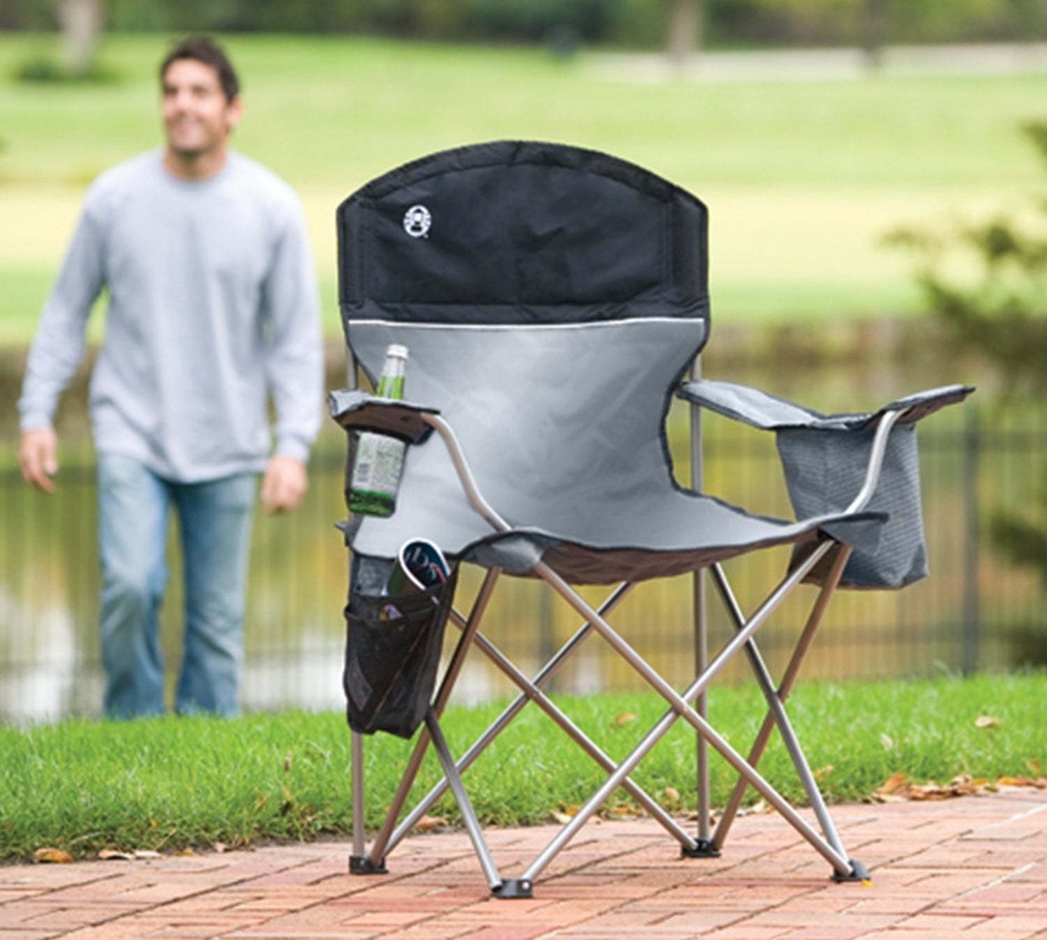 SILLA PLEGABLE CON BOLSO COLEMAN