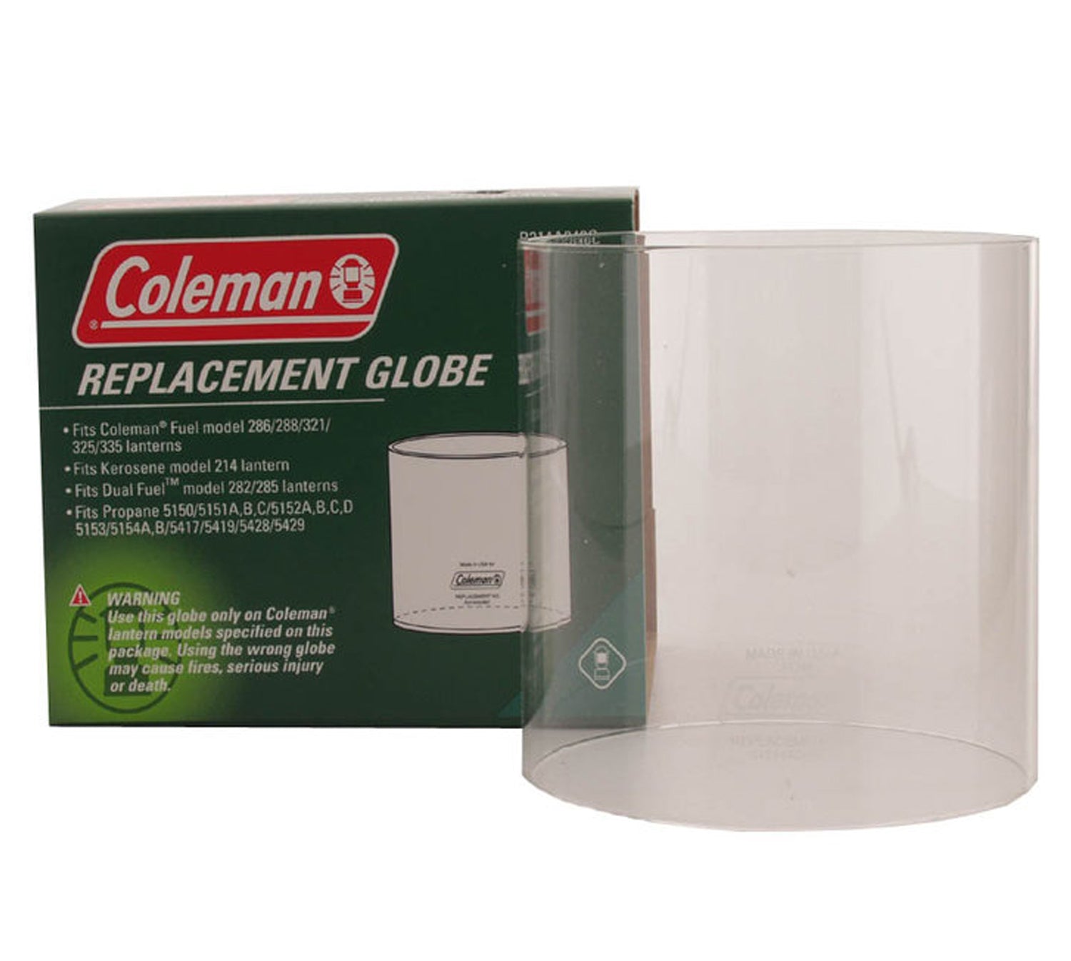 GLOBO DE VIDRIO PARA LAMPARAS COLEMAN