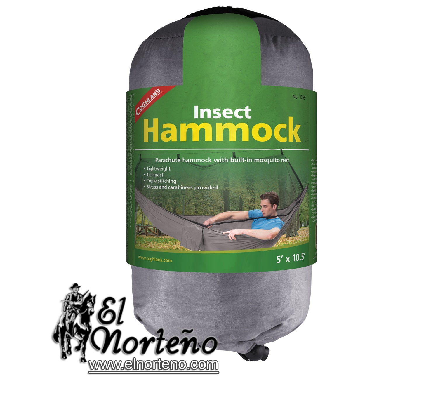 HAMACA COGHLANS 1765 SINGLE PARACHUTE INSECT HAMMOCK