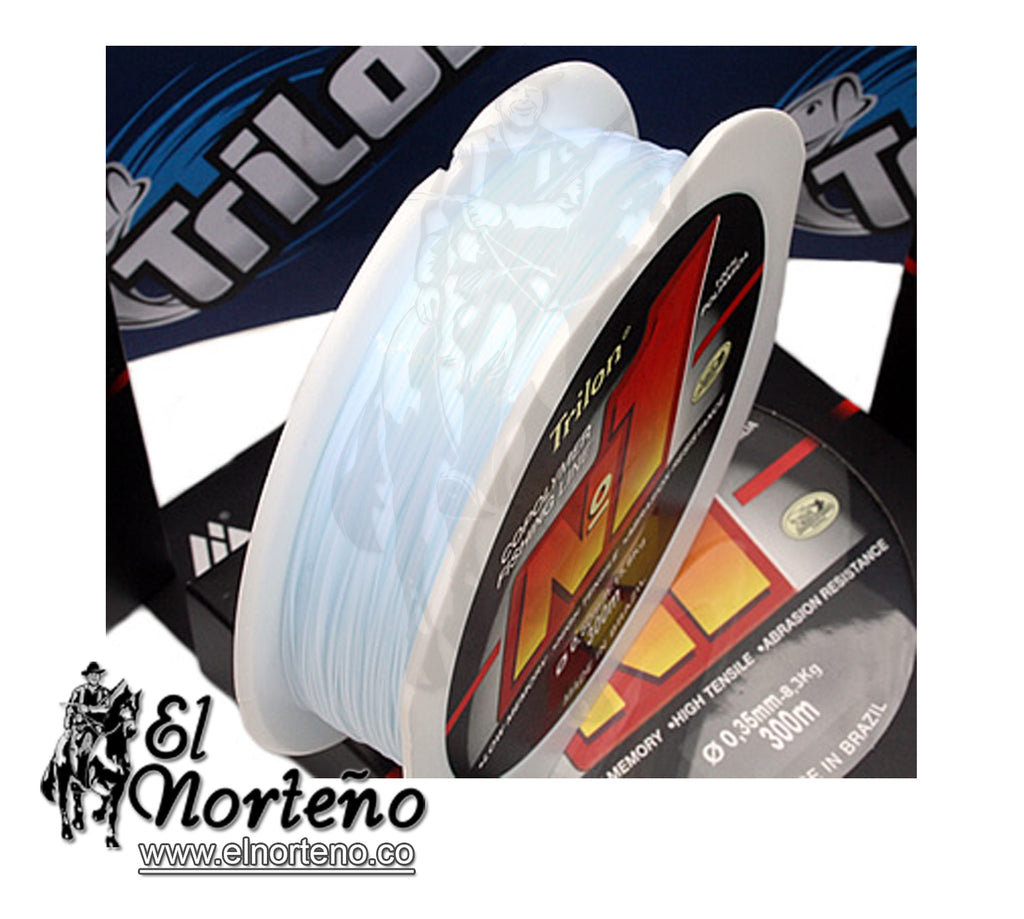 NYLON TRILON N1 300MTS CAL.0.40MM BLANCO