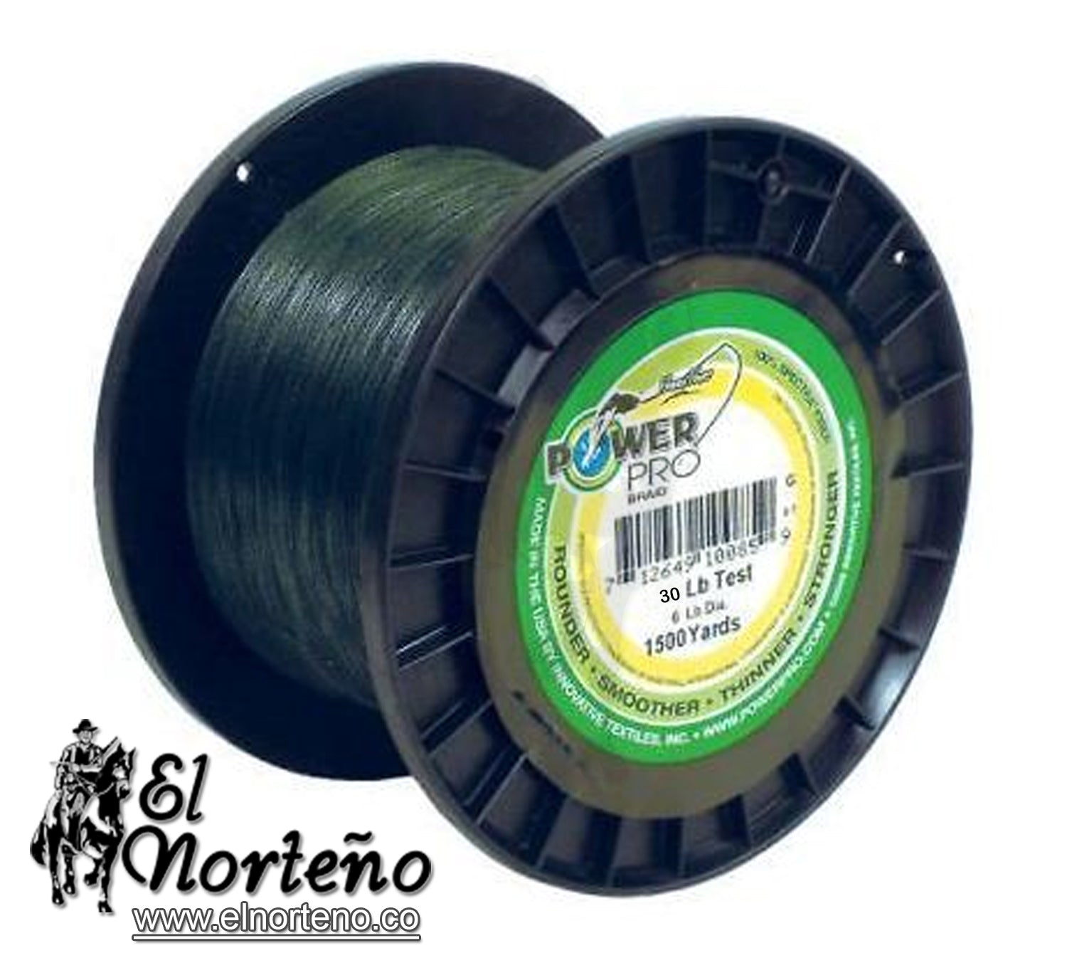 NYLON SEDAL 20LBS POWER PRO  POR METRO VERDE