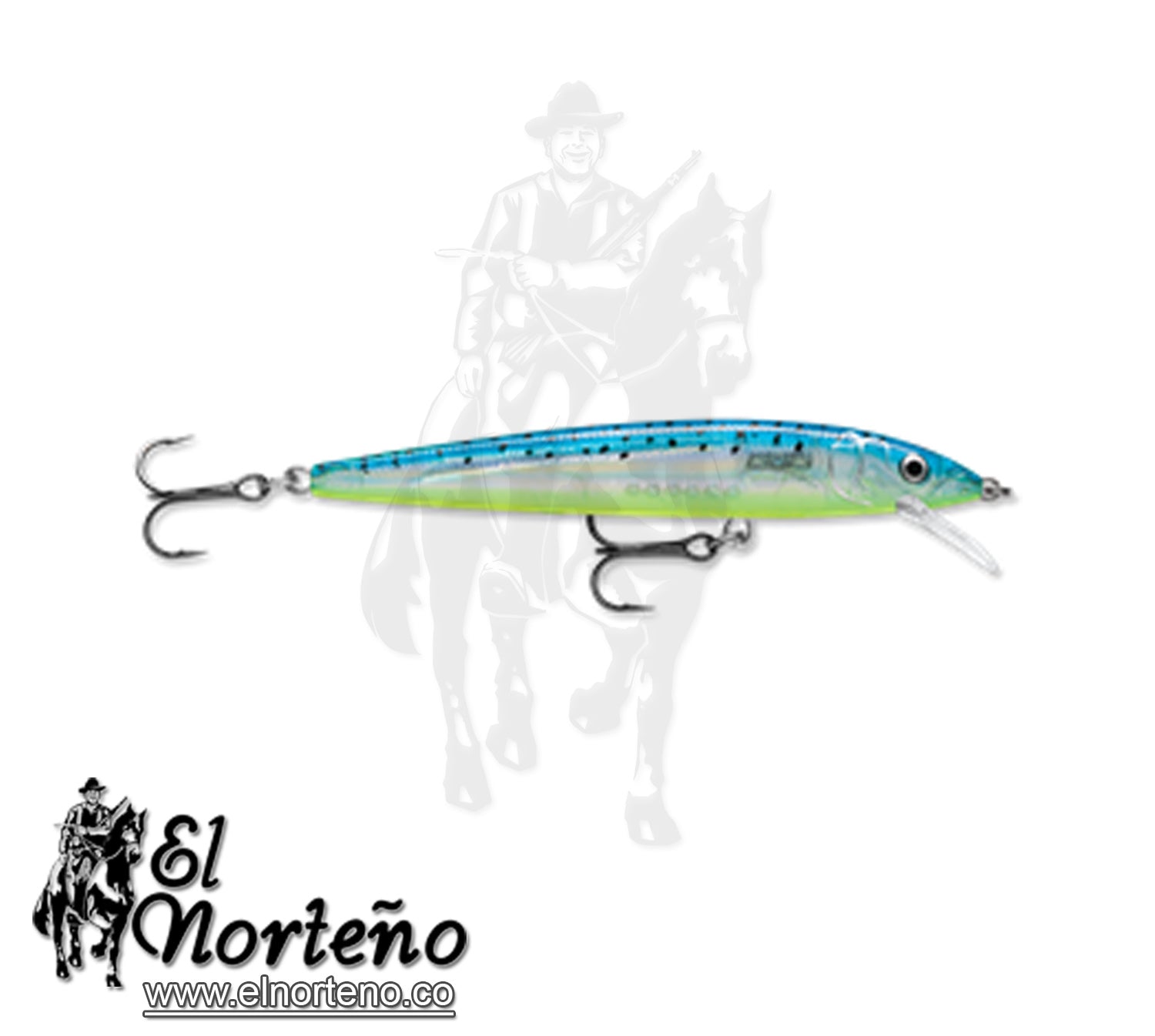 RAPALA HUSKY JERK HJ10GBM  GLASS BLUE MINNOW